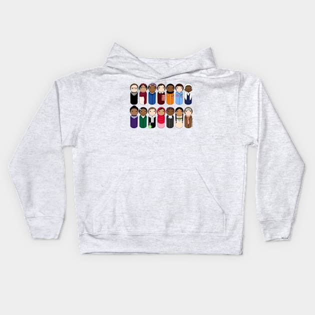 Brave Women Change the World Kids Hoodie by scrambledpegs